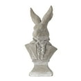 thumbnail image 1 of Rabbit Bust Table Decor - Gray Finish, 1 of 3