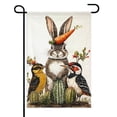 thumbnail image 1 of Rabbit Cactus and Bird Garden Flags 12×18 Inch Double Sided Decorative Yard Banner Seasonal Flag for Outdoor Outside Decor, 1 of 6