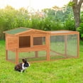 Rabbit Cage Indoor & Outdoor Rabbit Hutch Bunny Hutch Chicken Coop