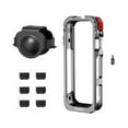 thumbnail image 1 of Rabbit Cage Protective Case for Insta-360 X5,Metal Frame Expansion Adapter Mount with Lens Cover and 6Pcs Mic Wind Muff,1/4" Thread Hole,Built-in Cold Shoe Mounts,for Action Camera Accessories, 1 of 8