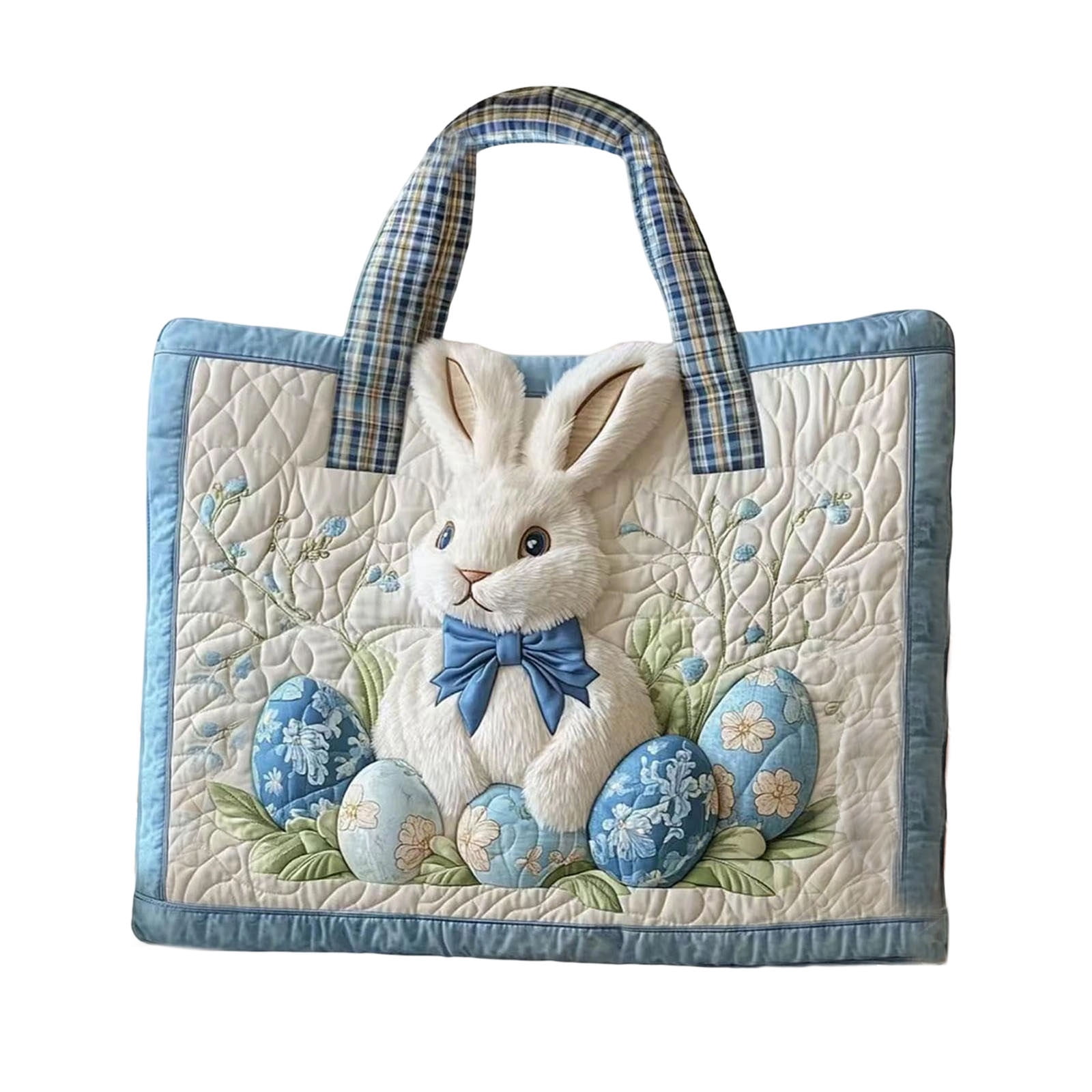Rabbit Canvas Handbag Cute Animal Handbag Rabbit Pattern Shoulder ...