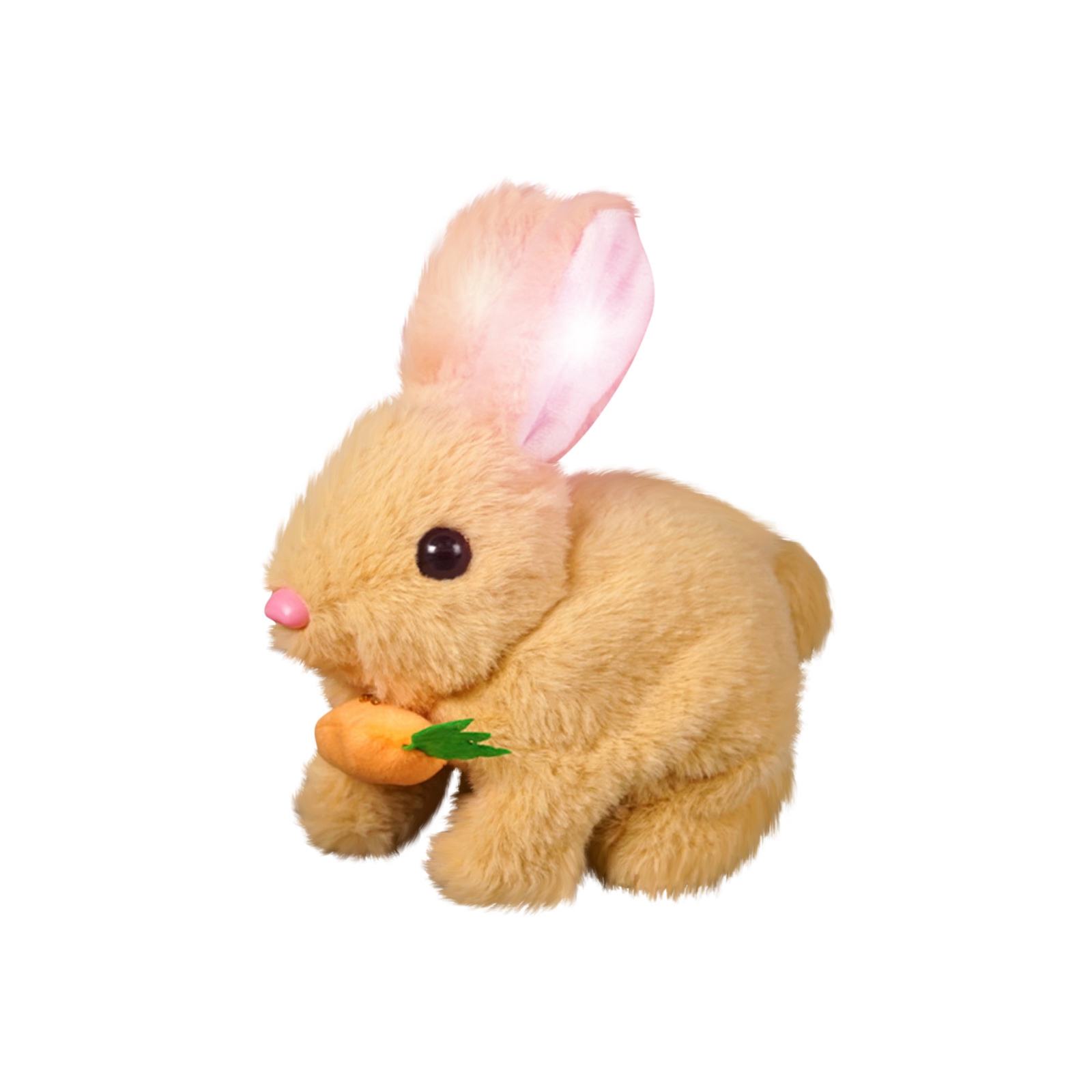 Rabbit with Carrot Interactive Electronic Pet Plush Bunny Toy ...