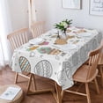 thumbnail image 1 of Rabbit Cartoon Easter Eggs For Children Table Cloth Waterproof Dining Tablecloth Kitchen Decorative Party Table Cover, 1 of 6