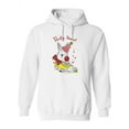 thumbnail image 1 of Rabbit Clown Hoodie Women -Image by Shutterstock, Female 3X-Large, 1 of 4