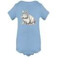 thumbnail image 1 of Rabbit Detailed Realistic Design Bodysuit Infant -Image by Shutterstock,  Newborn, 1 of 2