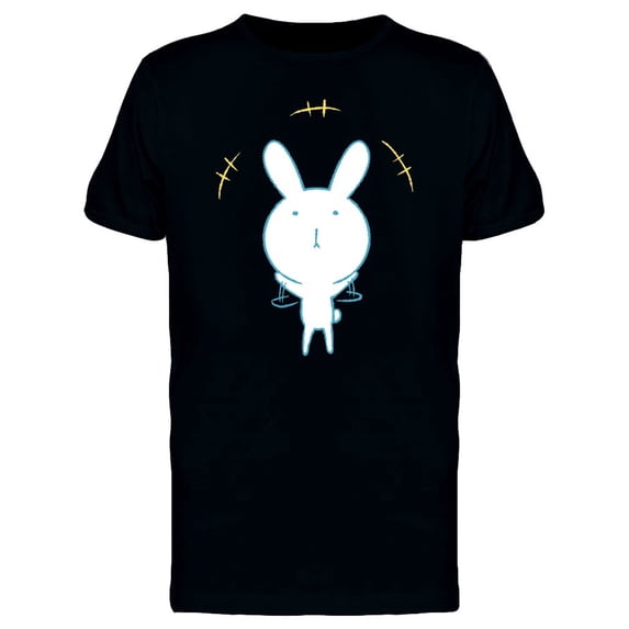 Rabbit Doing Exercise Doodle Tee Men's -Image by Shutterstock