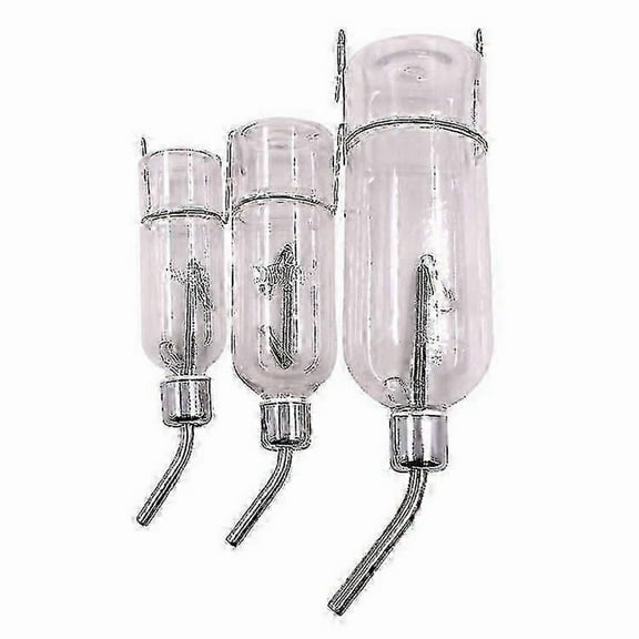 Rabbit Drinking Bottle With Holder, Pack Of 2 Rabbit Water Bottles, 350 Ml Rabbit Drinking Bottle, Hanging Pets Water Bottles For Rabbits, Guinea Pigs