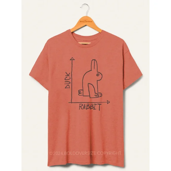 Rabbit Duck Design Tee