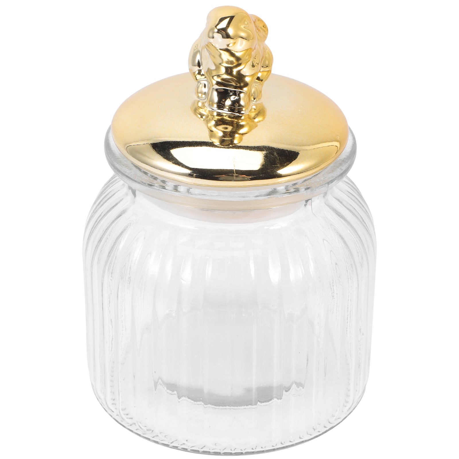 Rabbit Ear Glass Jar Candy Jars with Lids Cookie Easter Storage Ceramic