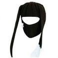 thumbnail image 1 of Rabbit Ear Hat Fall Winter Warm Neck Gaiter Mask One Piece Knit Beanie, 1 of 6