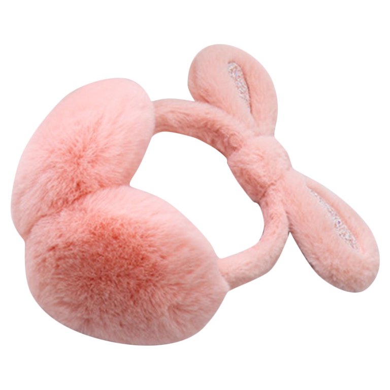 Rabbit Ear Muffs Girl Protector Earmuffs for Kids Girls Soft  display picture 3