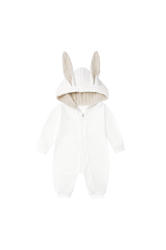 Costume Romper for Boys and Girls Hooded Zippered Bodysuit for Dress-Up Play Photo Props Casual Outings