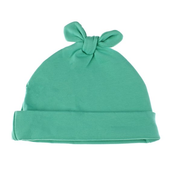 Rabbit Ears Cotton Beanie Hat - Small Child Jade