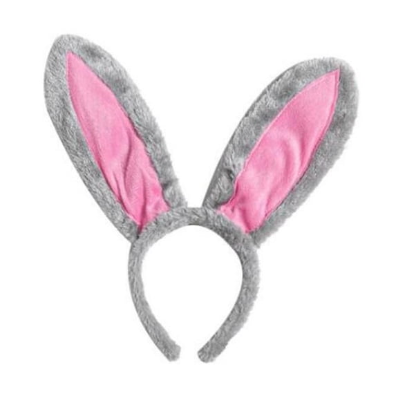 Rabbit Ears Headbands Tail Rabbit Ears Hair Hoop Rabbit Cosplays Set for Easter