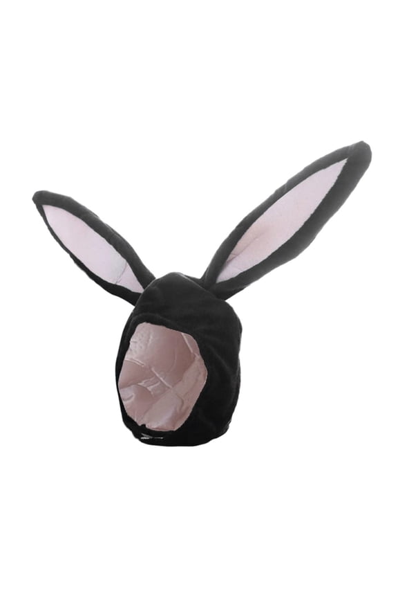 Rabbit Ears HoodGirl Funny Animal Cute Rabbit Ear Hat Cap Head Cover Plush Gift Dress PartyWomen Costume