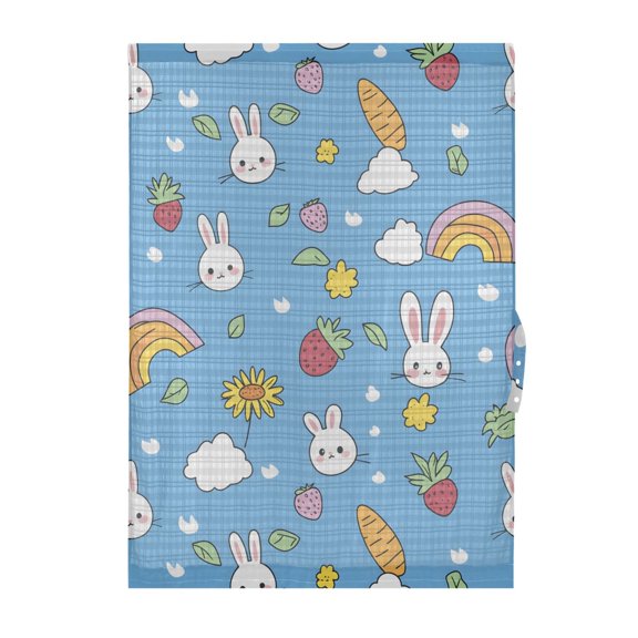 Rabbit Face Door Curtain Sheer Privacy Light Filtering Window Panel 1 Panel 25x40 Inch