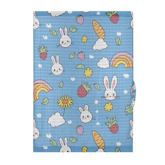 Rabbit Face Door Curtain Sheer Privacy Light Filtering Window Panel 1 Panel 25x72 Inch