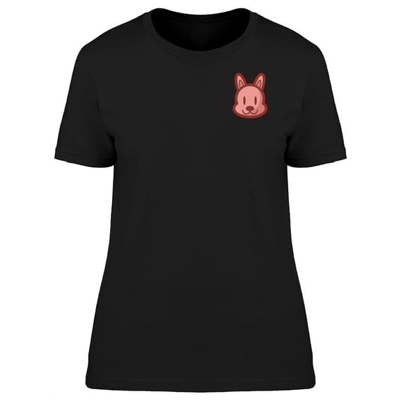 Rabbit Face Icon T-Shirt Women -Image by Shutterstock, Female Large