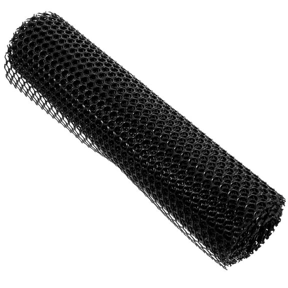 WEAVILUX Black Bendable Plastic Netting Material Roll for Gardening, Fencing, and Outdoor Use