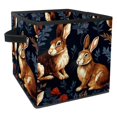 thumbnail image 1 of Rabbit Foldable Organizer Bins Storage Containers Storage Bin with Handle, 10.8"x10.5"x10.6", Large Capacity, 1 of 6