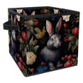 thumbnail image 1 of Rabbit Foldable Storage Box with Handle, 10.8"x10.5"x10.6", Large Capacity Organizer Bins, 1 of 6