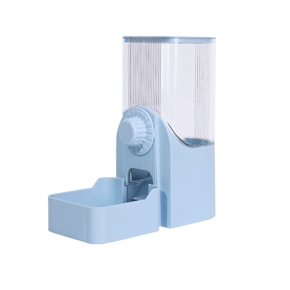 Rabbit Food Dispenser,Hanging Gravity Bunny Feeder for Cage Automatic Guinea Pig Feeding Bowls Pet Food Storage for Guinea Pig