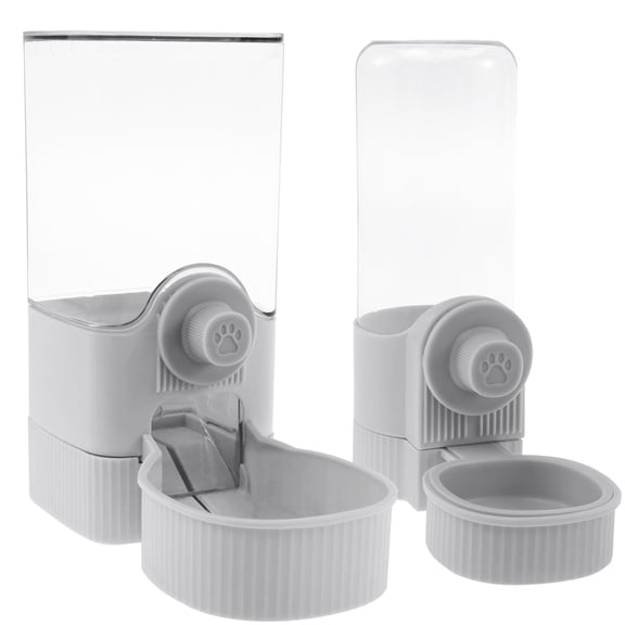 Rabbit Food Water Dispenser,Large Capacity Bunny Feeder for Cages Automatic Rabbit Water Dispenser Suitable for Rabbits Ferrets Guinea Pigs Small Animals