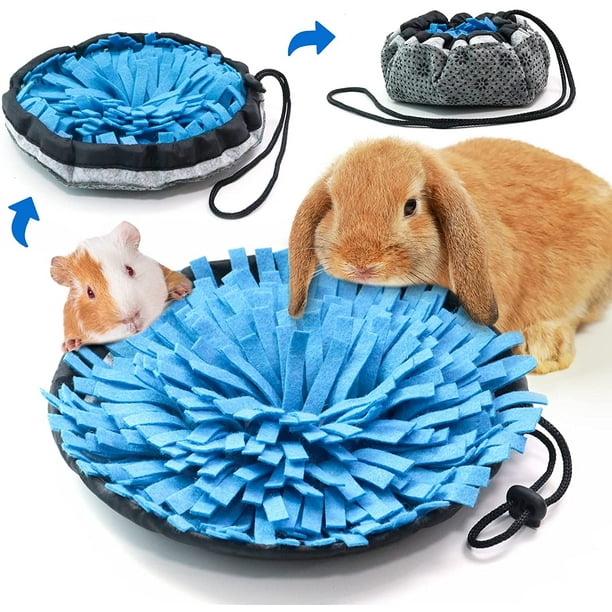 Rabbit Foraging Mat Toys, for Bunny Guinea Pigs Hamster Chinchillas
