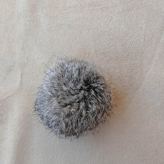 Rabbit Fur Ball Cat Toy For Indoor Cats, Soft Fluffy Faux Balls, Durable Washable Furry Toys For Bunny Kicks, Chase