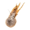 thumbnail image 1 of Rabbit Fur Ball Toy, Interactive Cat Enrichment Toy, Silent Feather Teaser for Indoor Play, Self-Entertainment Kitten Toy, Gray, 1 of 2