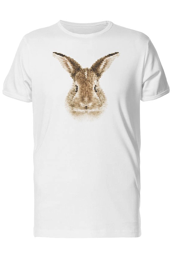 Rabbit Geometry Vintage Design T-Shirt Men -Image by Shutterstock, Male 4X-Large