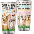 thumbnail image 1 of Rabbit Gifts For Lovers Bunny Women Girls Teens Children Stainless Steel Tumblers With Lid Insulated Cups 20 Oz Funny Coffee Mugs Wine Drinking Glasses Birthday Christmas, 1 of 6
