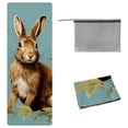 thumbnail image 1 of Rabbit Gym Towel with Storage Bag, 72.8"x26.8", Suitable for Yoga, Pilates, Fitness, etc. - Yoga Mat Towel, Gym Towels, Gym Towel, 1 of 6