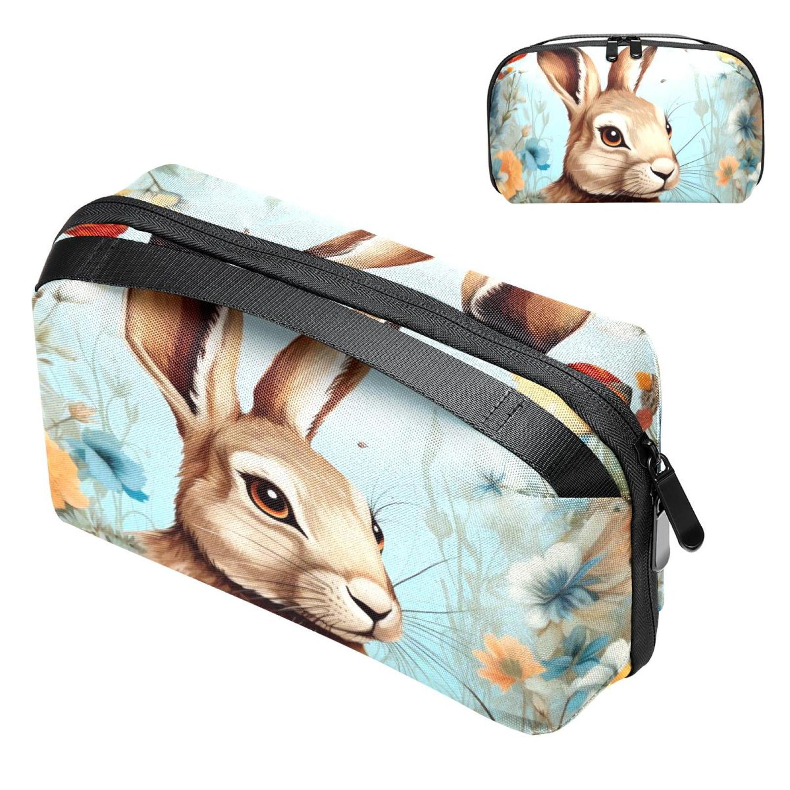Rabbit Hard Drive Case - Waterproof Oxford Fabric Digital Bag for Cable ...