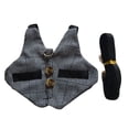 thumbnail image 1 of Rabbit Harness Gentleman Vest Design Walking Safety Fabric Pet Leashes Chest Strap for Bunny, 1 of 8