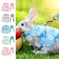 thumbnail image 1 of Rabbit Harness and Leash Set, Adjustable Breathable Pet Vest for Rabbits & Guinea Pigs,Green, 1 of 7