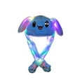 thumbnail image 1 of Rabbit Hat Ear Moving Jumping Hat LED Glowing Funny Bunny Plush Hat Cap Cosplay Party Holiday Hat for Women Girls, 1 of 6