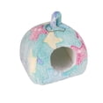 thumbnail image 1 of Rabbit Hideout Pig Hideout Bed, Bunny Bed for Rabbit Pig Hiding Hut, Small Animals Washable Winter Sleeping House for Small Pet, Cozy Small Animal Shelter Collection, Warm Pet Resting House Set, 1 of 3