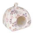 thumbnail image 1 of Rabbit Hideout Pig Hideout Bed, Bunny Bed for Rabbit Pig Hiding Hut, Small Animals Washable Winter Sleeping House for Small Pet, Cozy Small Animal Shelter Collection, Warm Pet Resting House Set, 1 of 3