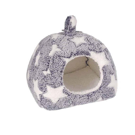 Rabbit Hideout Pig Hideout Bed, Bunny Bed for Rabbit Pig Hiding Hut, Small Animals Washable Winter Sleeping House for Small Pet, Cozy Small Animal Shelter Collection, Warm Pet Resting House Set