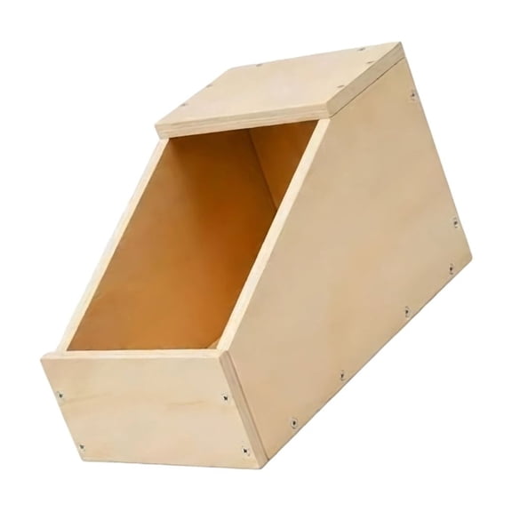 Rabbit Hideouts House with Sloped Front Entry Nesting for SmallAn1ma1Enclosure