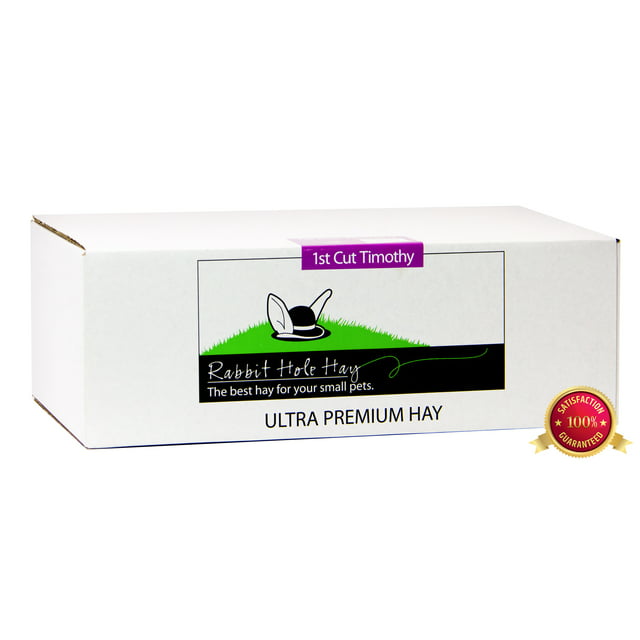 Rabbit Hole Hay, Ultra Premium Coarse Timothy Hay; 10lb box