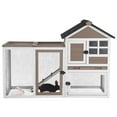 thumbnail image 1 of MEDEHOORabbit Hutch Chicken Coop Expandable Indoor Bunny Cage Outdoor Guinea Pig Cage with Run 51.6" L, 1 of 6