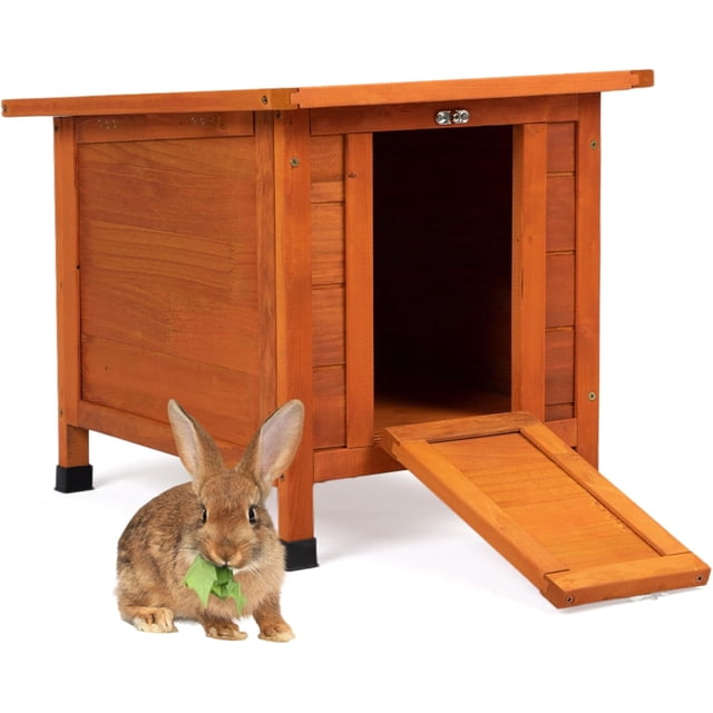 Rabbit Hutch, Outdoor Cat House Weatherproof, Bunny Cage Indoor with ...