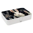 thumbnail image 1 of Rabbit Jewelry Box Organizer Storage Box with Removable Compartment, Portable PU Leather Jewelry Boxes, 1 of 1