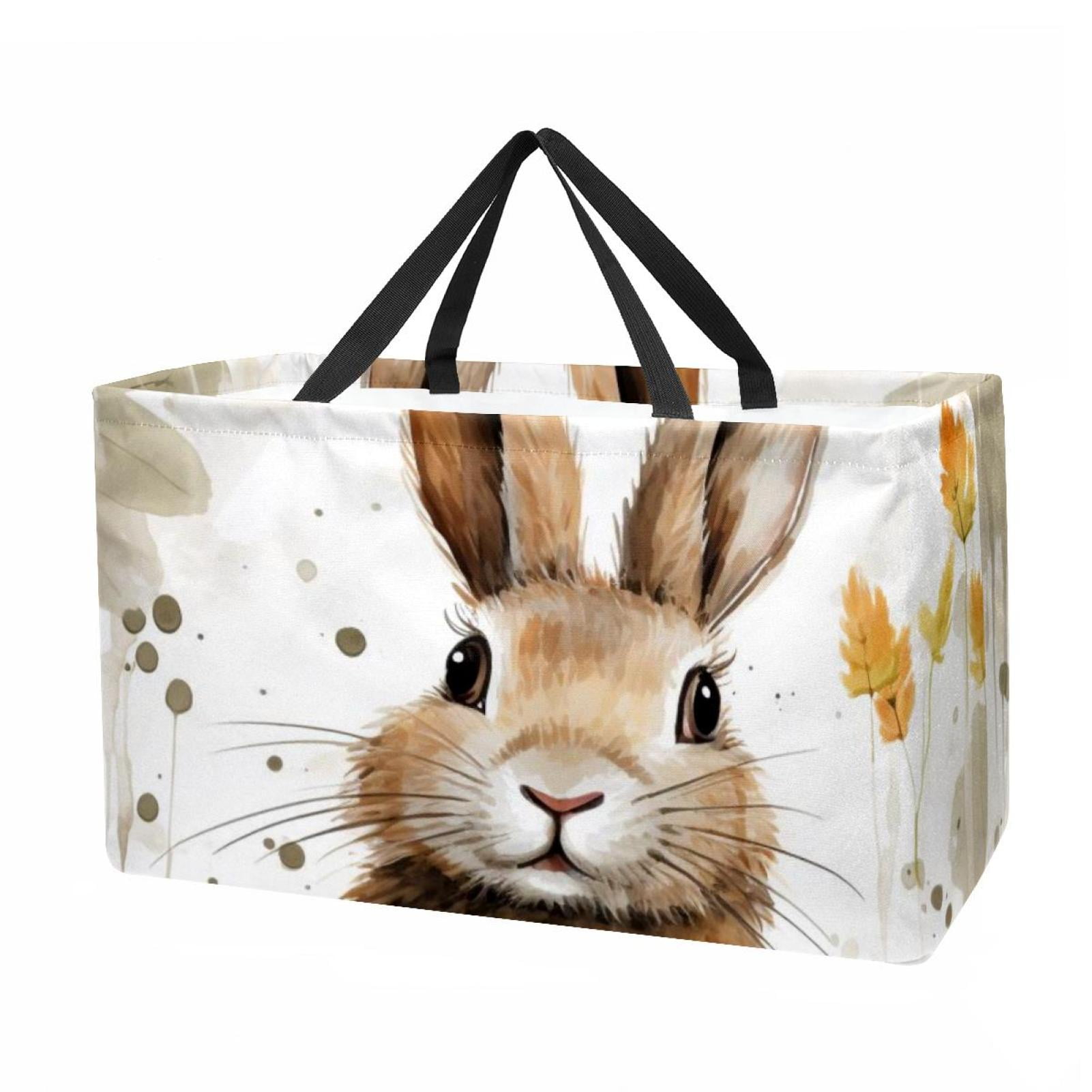 Rabbit Large Capacity Reusable Foldable Oxford Cloth Storage Bin Cube ...