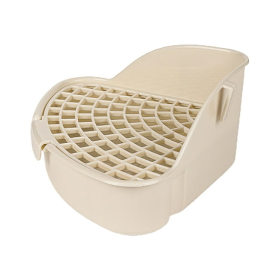 Rabbit Litter Box Bunny Toilet Triangle Potty Trainer Corner Large Bedding Box Pet Pan for Rabbits Chinchillas Ferrets Guinea Pigs Galesaurs
