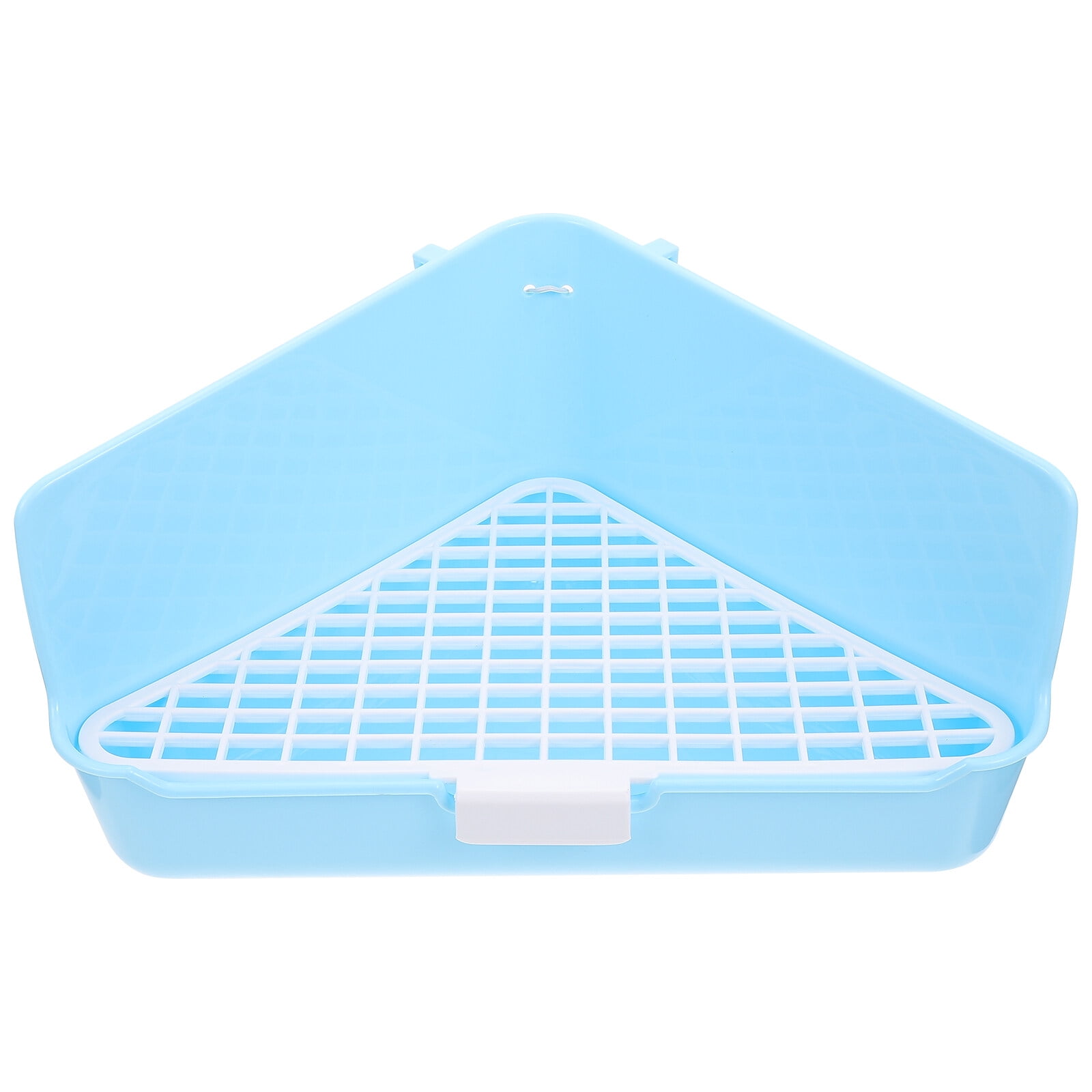 Rabbit Litter Box Bunny Triangle Potty Trainer Corner Plastic Litter
