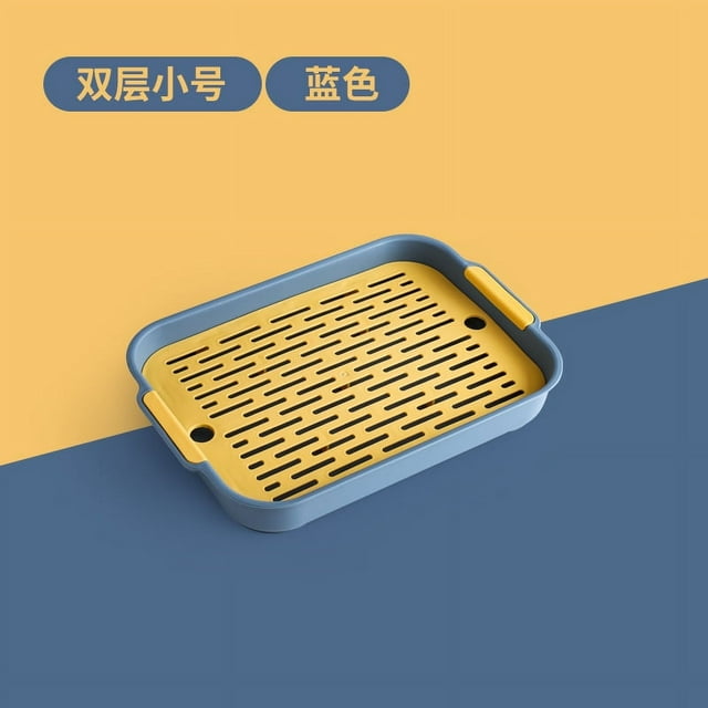 Rabbit Litter Box with Grate, Large Litter Pan Anti-Turnover Pet Toilet
