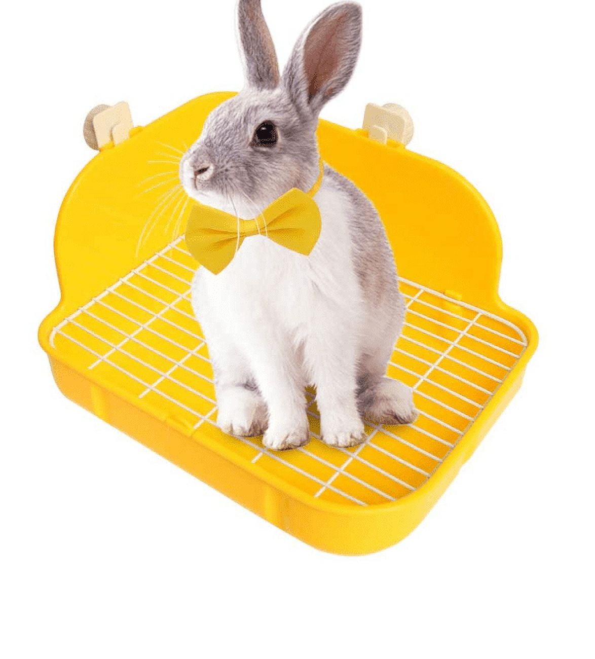 Rabbit Litter Box Pet Corner Litter Box Cage Potty Trainer Rectangular Plastic MaterialRabbit